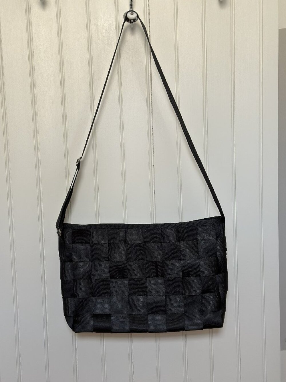 Large Black Original Seatbelt Bag/Messenger bag 15Lx4Dx11H